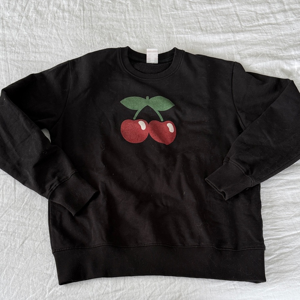 Pacha Ibiza - Black Sweatshirt with Cherry Design
